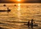 Children stand up paddling on Lake Tahoe