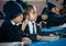 Children Studying in School in Asia