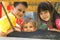 Children On A Tire Swing