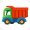 Children toy color plastic dump truck