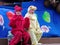 Children wave to the crowd from a colorful float at Toronto`s 106th annual Santa Claus Parade.