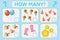 Childrens educational logic game. Mathematical task. How many. Vector illustration.