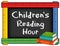 Childrens Reading Hour, Ruler Frame