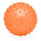 Childrens Round Silicone Inflatable Orange Knobby Ball