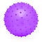 Childrens Round Silicone Inflatable Purple Knobby Ball