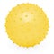 Childrens Round Silicone Inflatable Yellow Knobby Ball