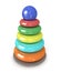 Childrens toy pyramid