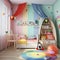 Childs Bedroom. AI Generated