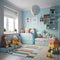 Childs Bedroom. AI Generated