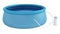 Childs plastic swimming pool