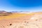 Chile Atacama desert red rocks panoramic view