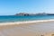 Chile Coquimbo promontory of the city seen from the bay of La Herradura