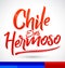 Chile eres hermoso, Chile you are beautiful spanish text