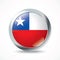 Chile flag button