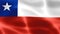 Chile flag - realistic waving fabric flag