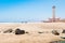 Chile La Serena beach and monumental lighthouse