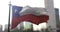 Chile national flag. Chilean country waving flag. Politics and news illustration