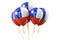 Chile patriotic balloons holyday concept