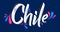 Chile Patriotic Banner design Chilean flag colors vector illustration