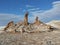 Chile San Pedro Atacama Desert Moon Valley Three Maria`s Rock Sculpture Chilean Nature Sand Dune Earth Mountain Ancient Salt Mine