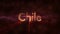 Chile - Shiny looping country name text animation