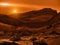 Chile, sunsets over Valle de Muerte