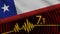 Chile Wavy Fabric Flag, 7.1 Earthquake, Breaking News, Disaster Concept