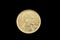 Chilean 10 Peso Coin Isolated On A Black Background