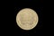 Chilean 10 Peso Coin Isolated On A Black Background