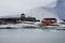 Chilean Antarctic Research base Gonzalez Videla. Situated on the Antarctic Peninsula at Paradise Bay, Antarctica