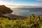 Chilean Chiloe Island Coast Landscape. Pacific coast landscape