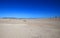 Chilean desert with blue sky