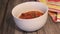 Chili con carne in a bowl