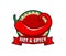 chili hot and spicy food vector logo design inspiration