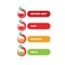 chili hotness level vector icon illustration design template