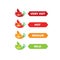 chili hotness level vector icon illustration design template