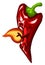 Chili Pepper Fire Breathing Cartoon