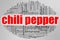 Chili pepper word cloud
