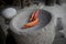 Chili Peppers in Stone Mortar