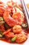 Chili prawns