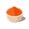 Chili Spice Powder in Bowl