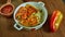Chili Stuffed Spaghett ibell peppers