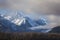 Chilkat mountains with clearing fog