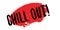 Chill Out rubber stamp