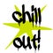 Chill out sticker