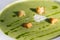 Chilled asparagus soup