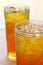 Chilled iced lemon tea