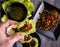 Chilli beef lettuce wraps