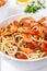 Chilli Shrimp and Tomato Spaghetti