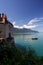 Chillon castle and Lac Leman view, Montreux - Switzerland